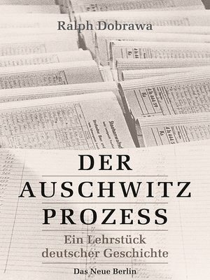 cover image of Der Auschwitz-Prozess